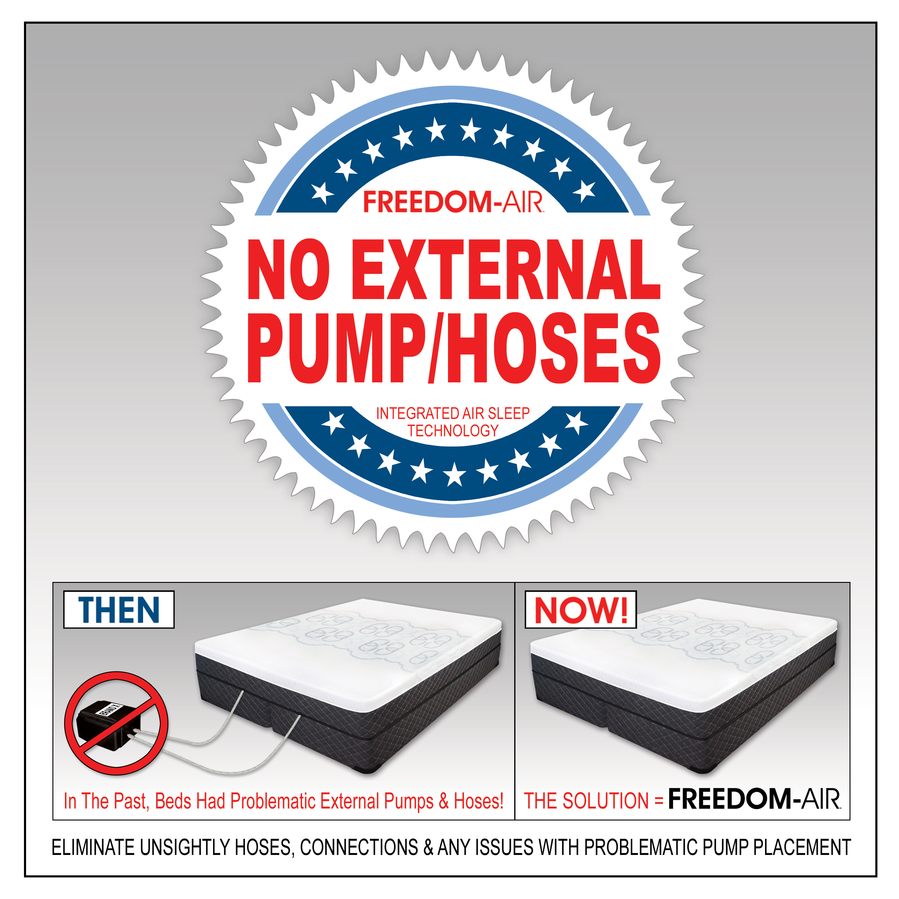 OmniAir™ Digital Air Bed Featuring FreedomAir™ InnoMax