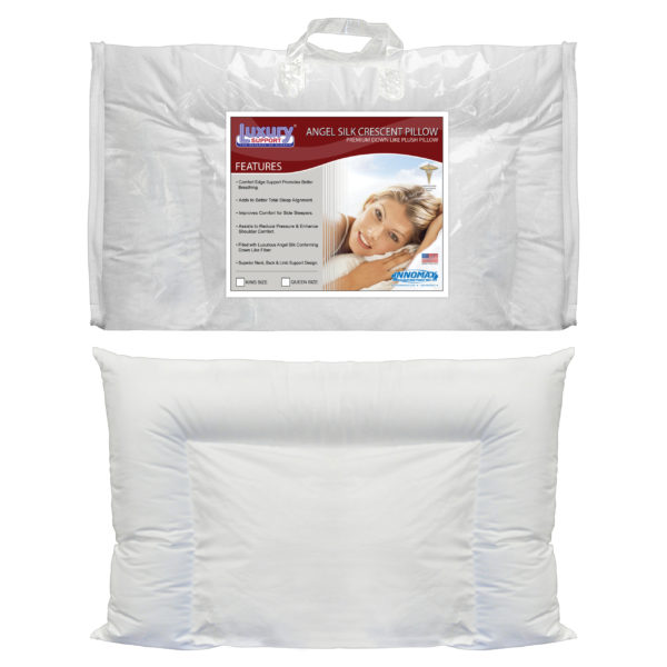 Angel Silk Crescent Pillow 3