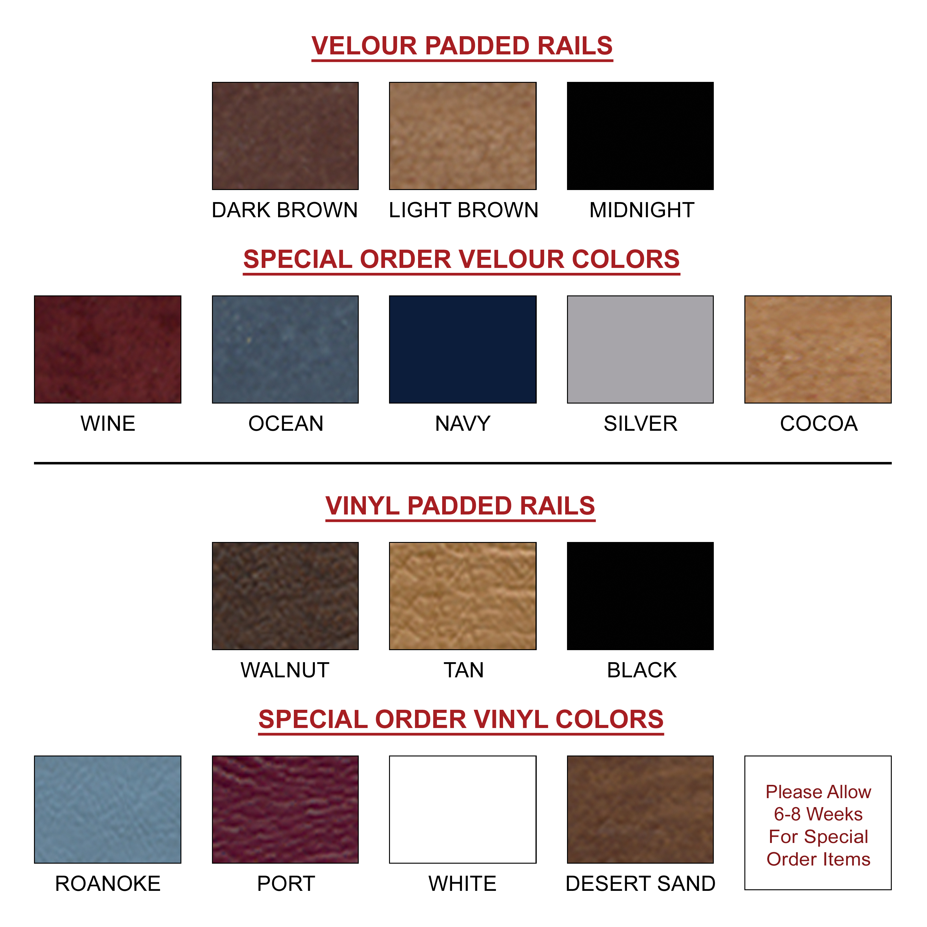 2 Way Padded Waterbed Rails InnoMax