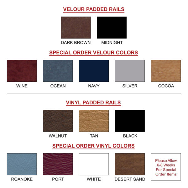 5 Way Padded Waterbed Rails InnoMax