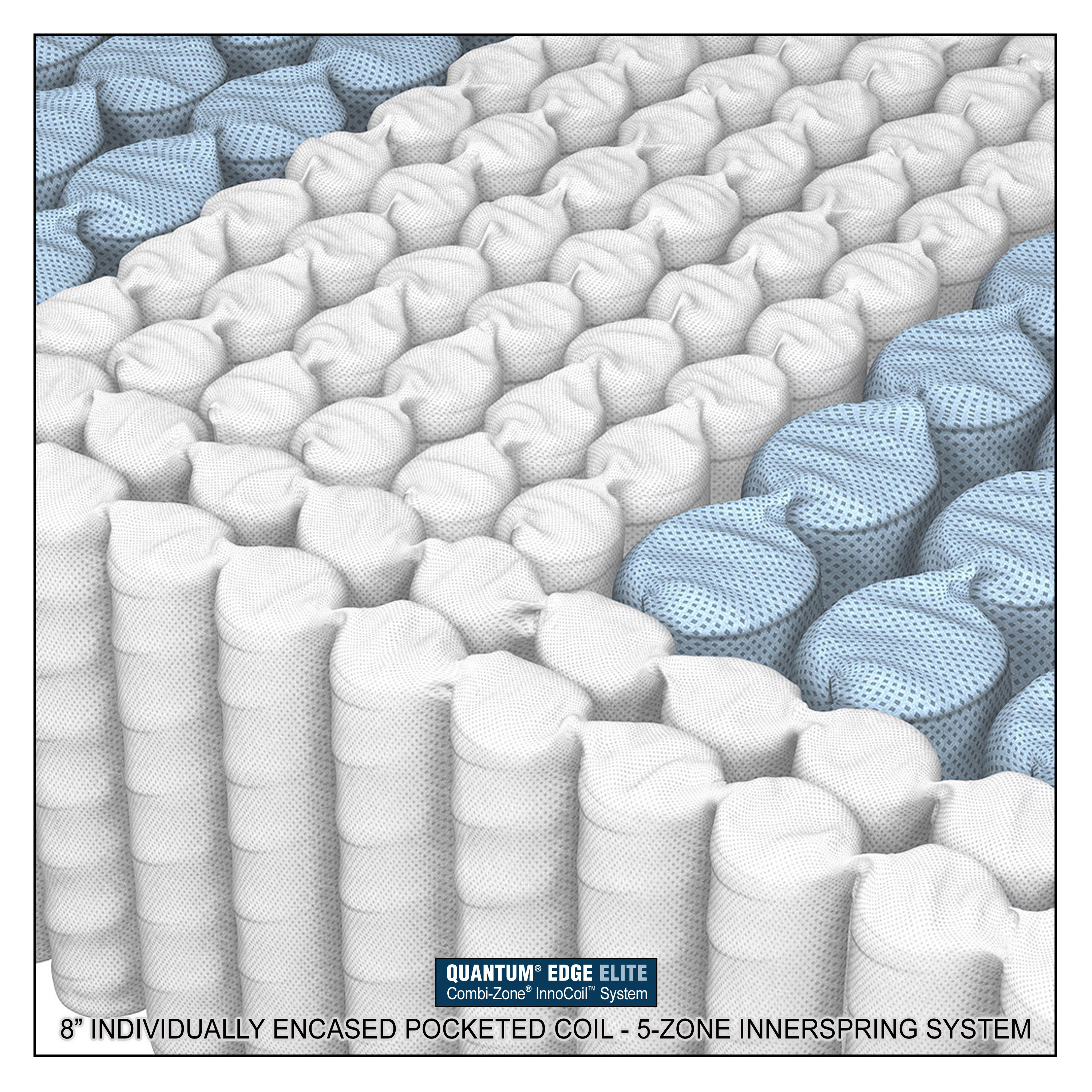 Splendor 15" Pocketed Coil Mattress InnoMax