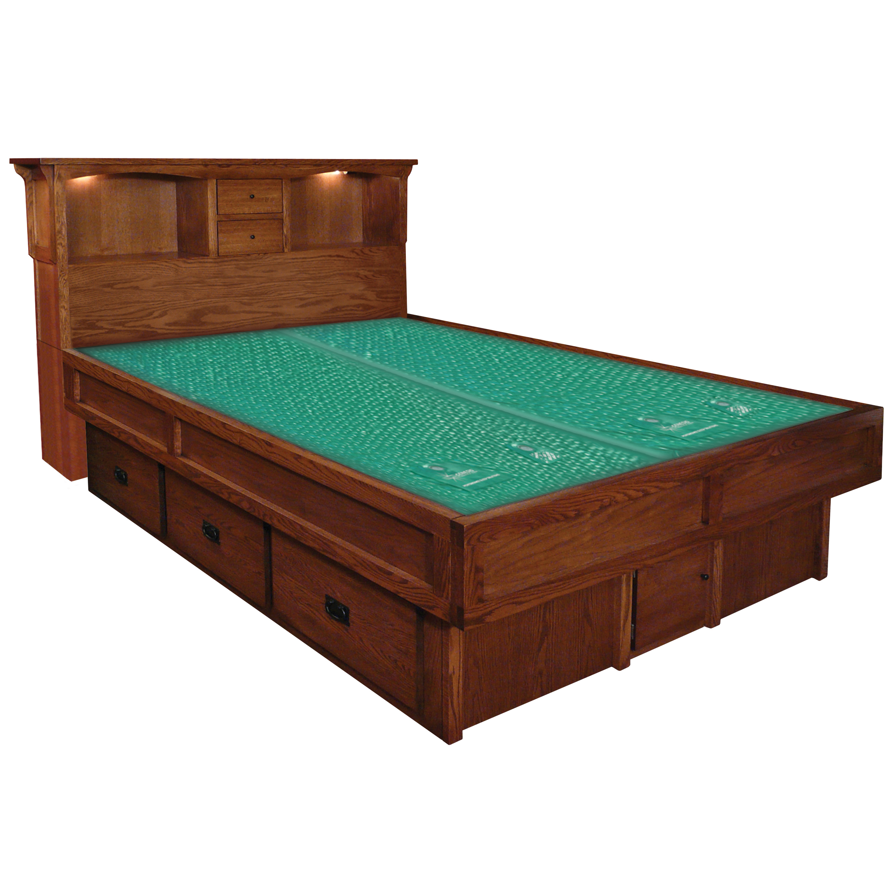 Mission Creek 5Board Waterbed With Casepieces InnoMax