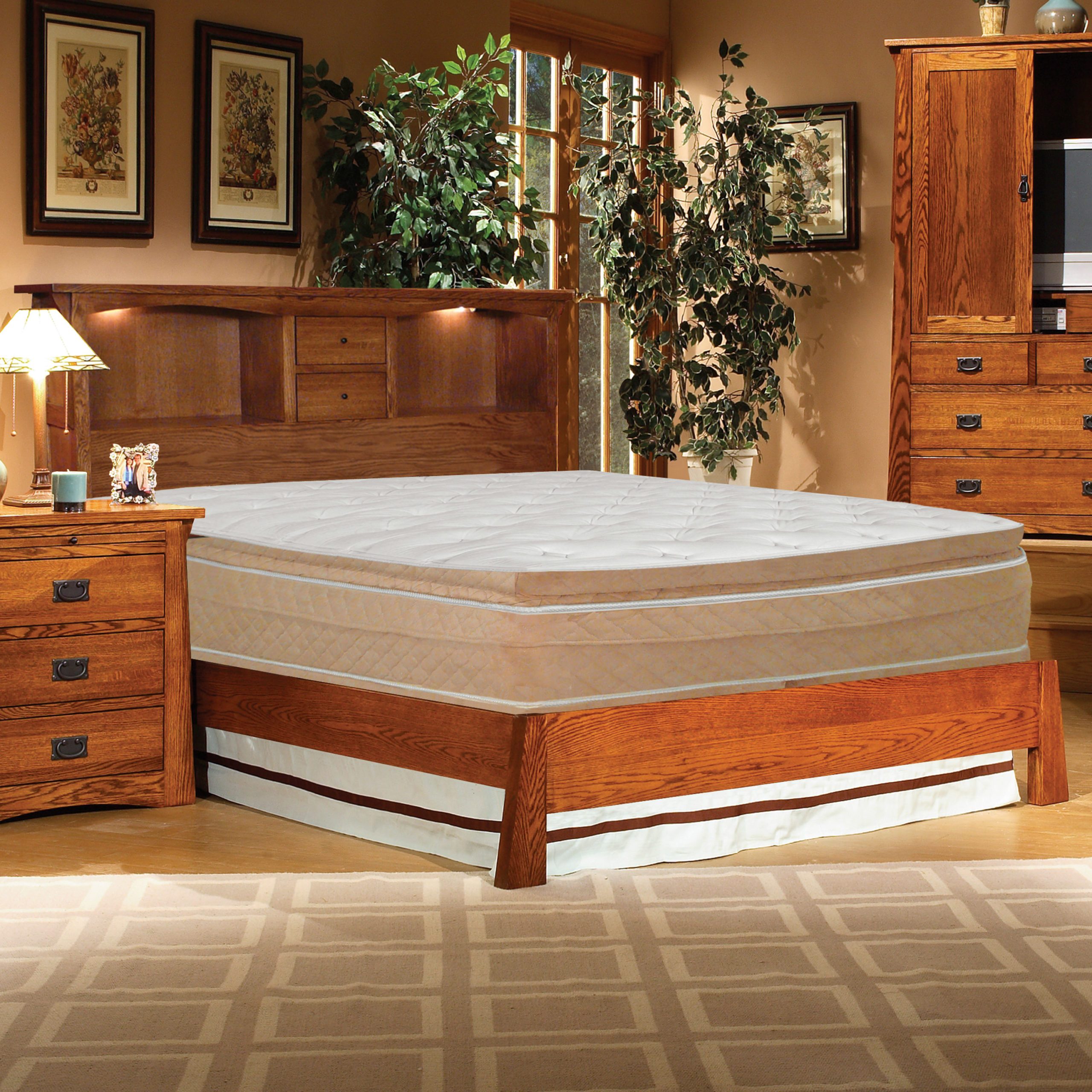 Mission Creek Bookcase Bed Casepieces, Mission Style King Headboard