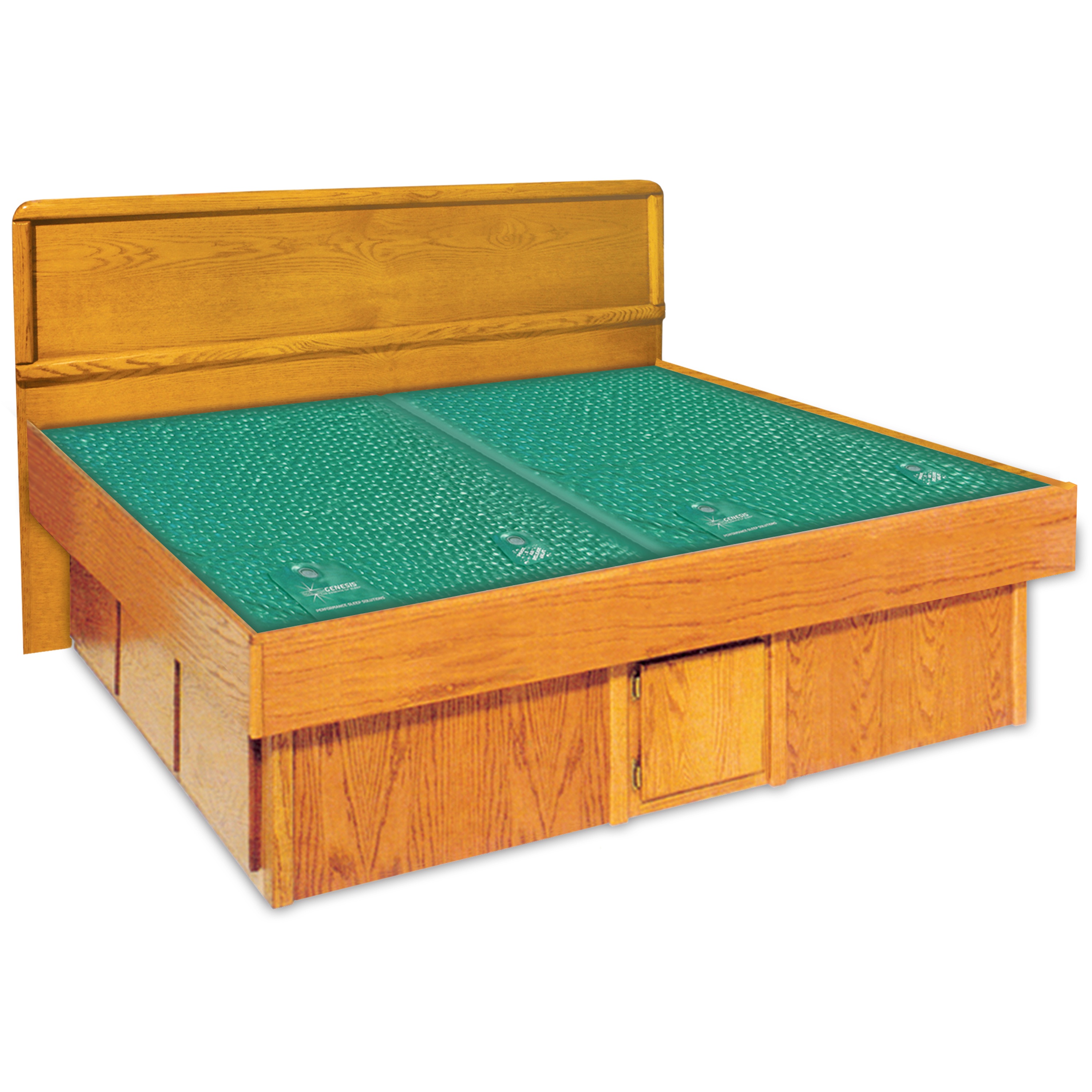 Panel Headboard Waterbed with La Jolla Casepieces InnoMax
