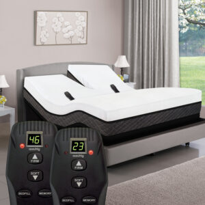 Dual Head Smart Airbed Mattress with Power Base