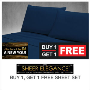 Sheer Elegance Sheets - Buy 1, Get 1 FREE!