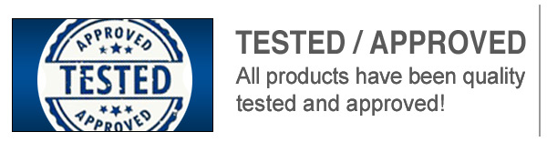 All Products Have Been Tested & Approved