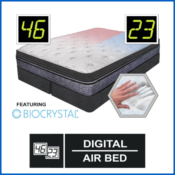 Cascade Digital Air Bed Featuring Bio-Crystal