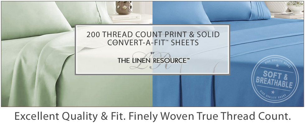 200 Thread Count Convert-A-Fit Sheets
