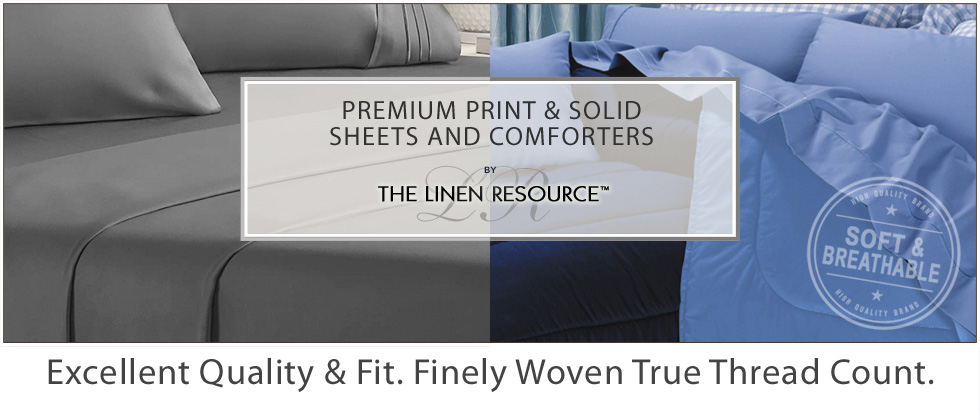 Premium Solid Sheets & Comforters